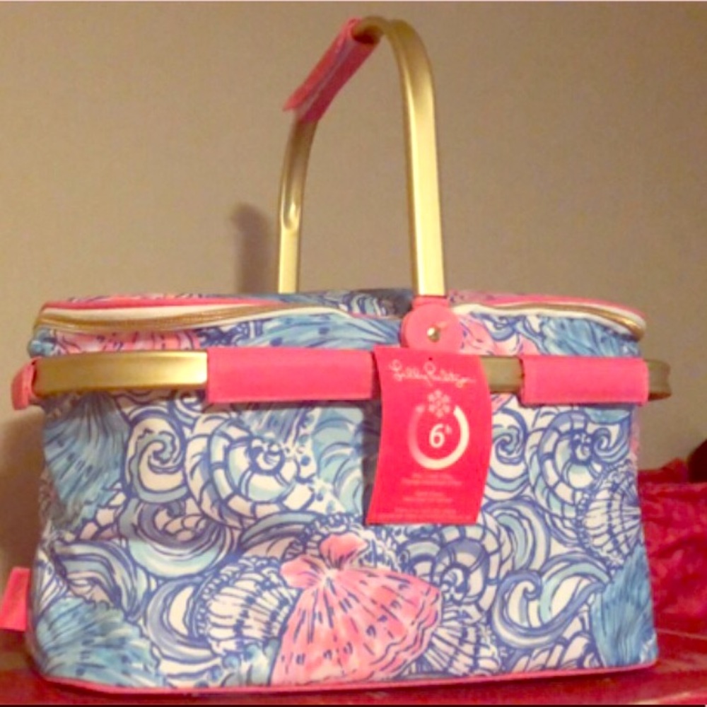 NWT Lilly Pulitzer Picnic Basket/Cooler